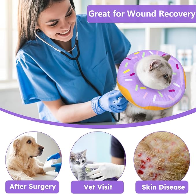 Cat Cone Collar Soft, Cat Recovery Collar - Image 7
