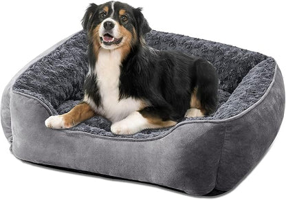 JOEJOY Rectangle Dog Bed for Large Medium Small Dogs by JOEJOY