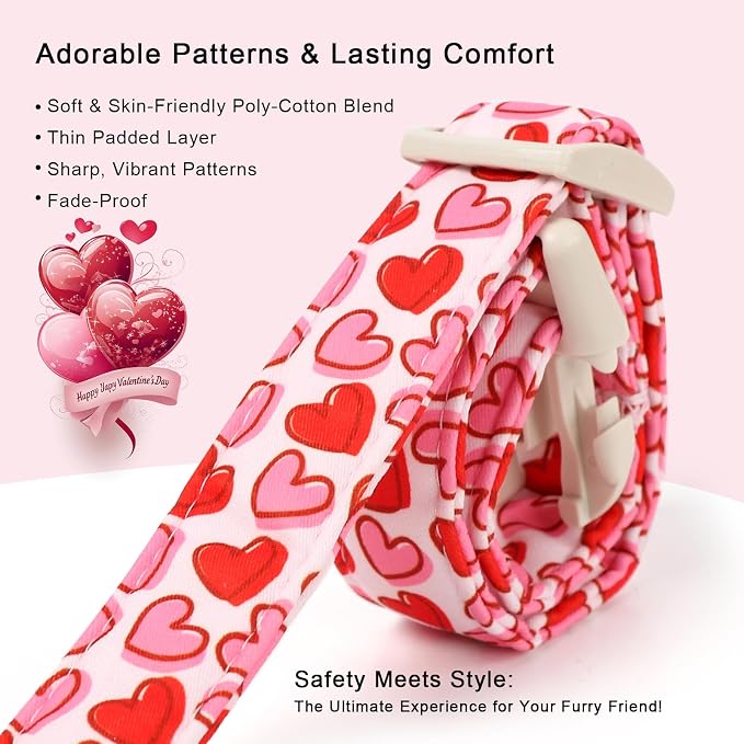 Valentines Dog Collar for Small Dogs - Image 4