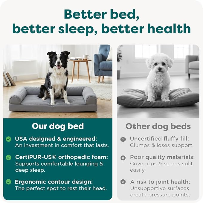 Furhaven Orthopedic Dog Bed for Large/Medium Dogs w/ Removable Bolsters & - Image 7