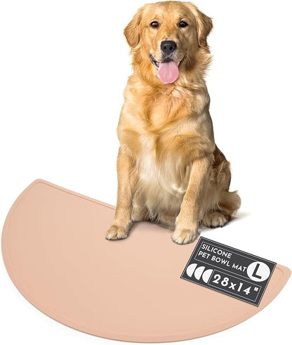 Should We Go - Waterproof Silicone Pet Food Mat - Non-Slip, Spill-Proof Feeding by ShouldWeGo