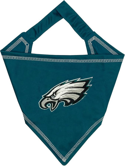 Pets First NFL Philadelphia Eagles TIE Bandana, Large/X-Large. Dog Bandana by PETSFIRST