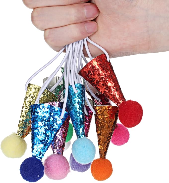 10PCS Small Party Hats for Stuffed Animals, Mini Birthday Hats for Stuffed - Image 6