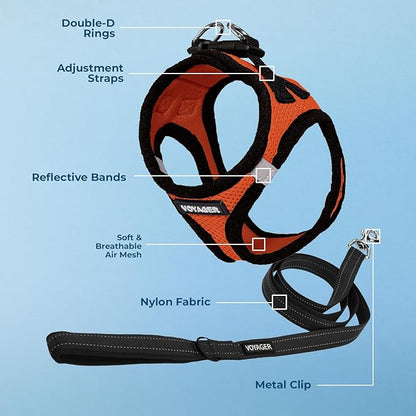 Best Pet Supplies Voyager Step-in Air All Weather Mesh Harness and Reflective - Image 3