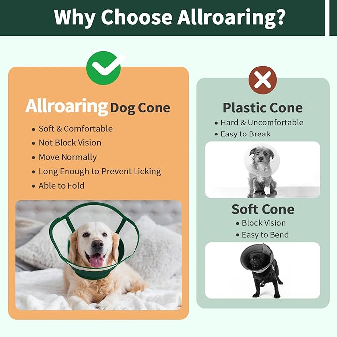 Allroaring Dog Cone Alternative, Soft Dog Cones - Image 7