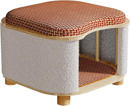 Cat Bed for Indoor Cats – Wooden Cat House - Image 8