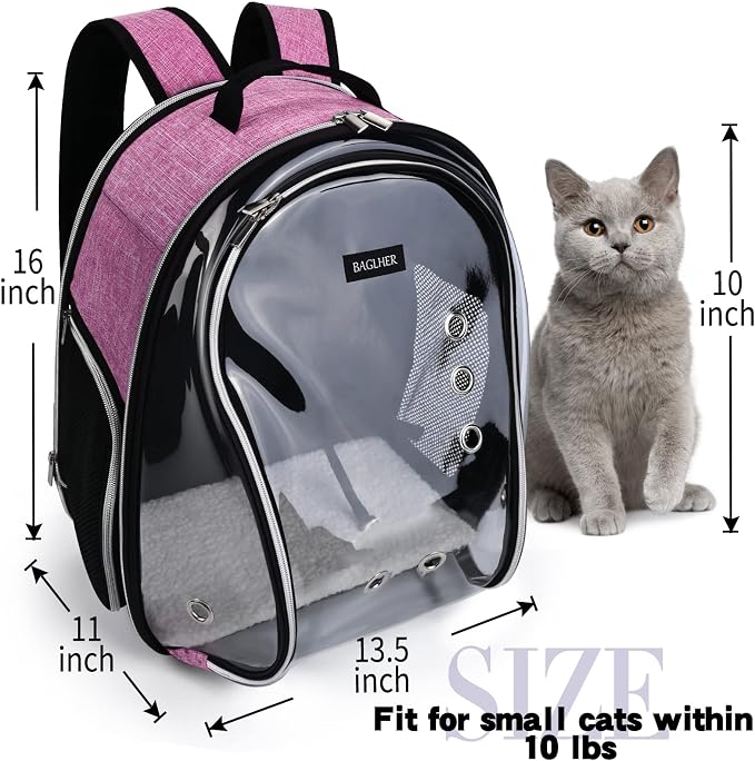 BAGLHER Cat Carrier Backpack Bubble - Image 5