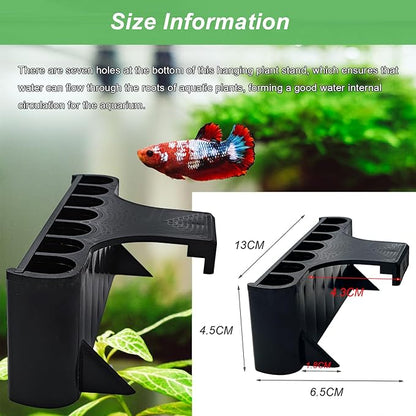 2PC 7 Holes Upgraded Aquarium Plant Holder, Aquatic Plants Cup - Image 6