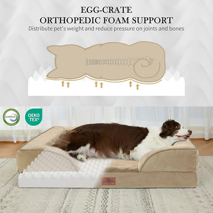 Comfort Expression Waterproof Orthopedic Foam Dog Beds - Image 2