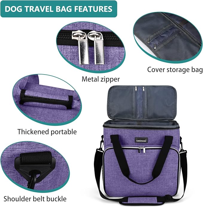 BAGLHER Dog Travel Bag, Pet Travel Bag, - Image 4