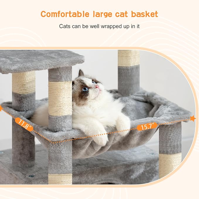 Heybly Cat Tree, Kitten Tower - Image 5