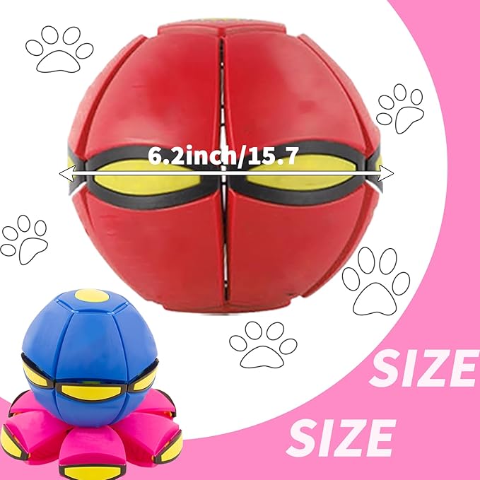 Dog Flying Disc Toy, Flying Saucer Ball - Image 5