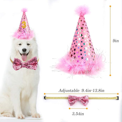 AROIC Dog Birthday Bandana Set, Pet Party Decorations Kit - Image 6