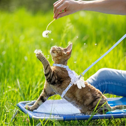 TIESOME Cat Harness and Leash Set, Adjustable Gradient Kitten Harness Escape - Image 5