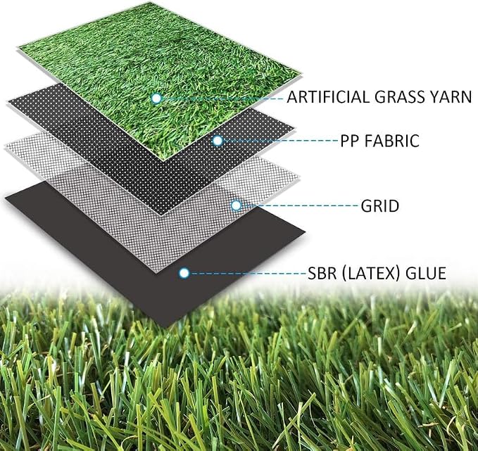 ALTRUISTIC Artificial Grass 6FTX78FT, Realistic Fake Grass Deluxe Turf - Image 3