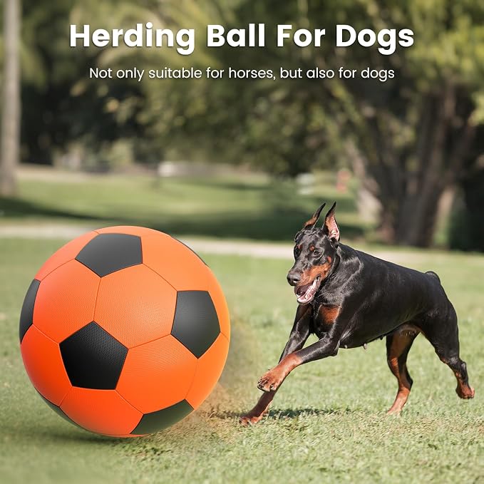 Diman Herding Ball for Dogs: 25 Inch Horse Balls for Outdoor Play, Large Dog - Image 5