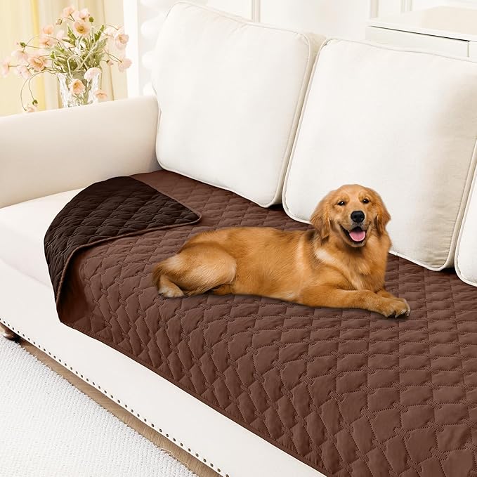 Smiry Waterproof Dog Bed Cover Blanket, Soft Reversible Pet Blanket, Washable by Smiry