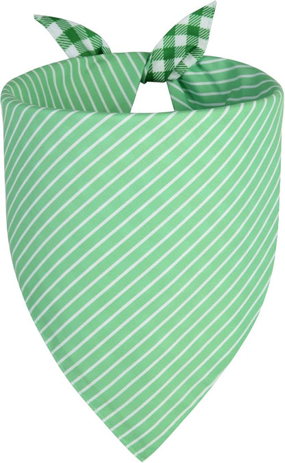 Dog Bandana Green Small 1PCS, Summer Spring Scarf - Image 2