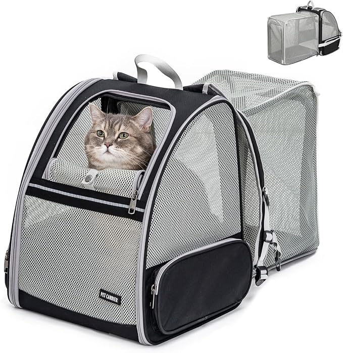 Cat Backpack，Expandable Cat Carrier Backpack, Dog Backpack Carrier and Pet by Unknown