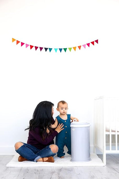 Ubbi Stainless Steel Diaper Pail, Odor Locking, No Special Bag Required - Image 2