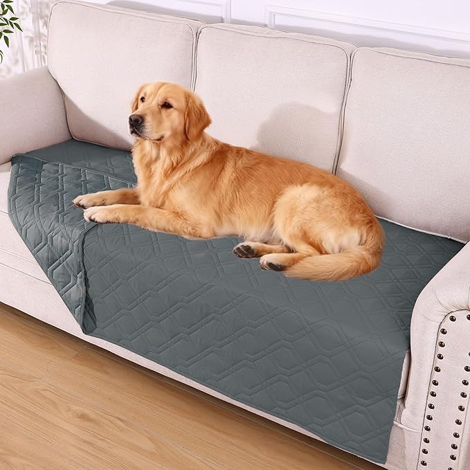 hyha Waterproof Dog Bed Blanket, Soft Pet Blankets, Waterproof Couch Cover by hyha