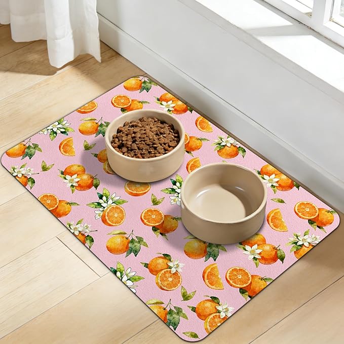 Dog Food Mat for Bowls, Absorbent Quick Dry Dog Cat Mats for Food and Water - Image 9