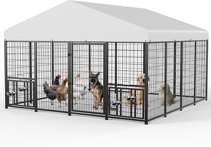 ROOMTEC Large Dog Kennel Outdoor Pet Pens Dogs Run - Image 6