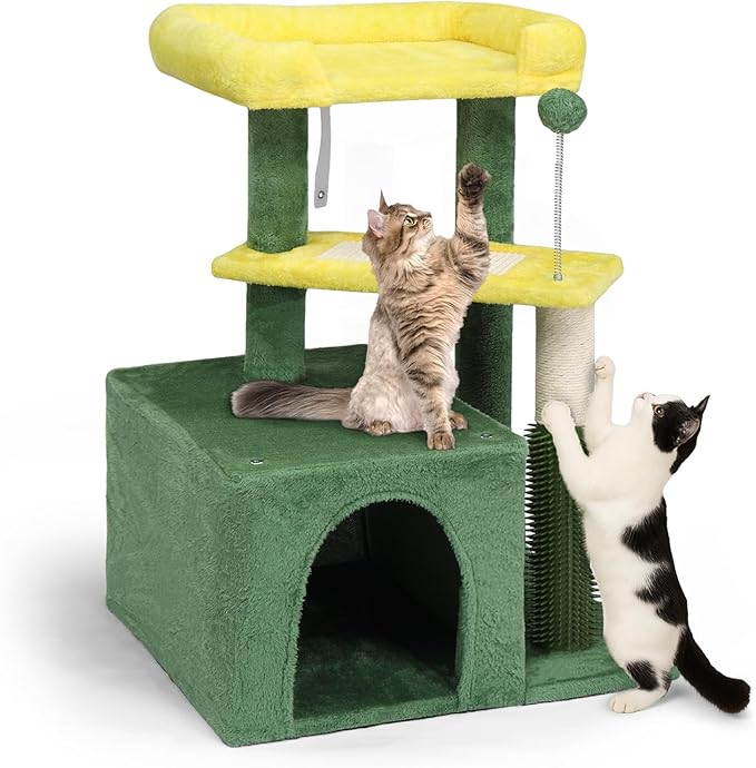 VINGLI Cat Tree, 27 inch Small Cat Tower by VINGLI