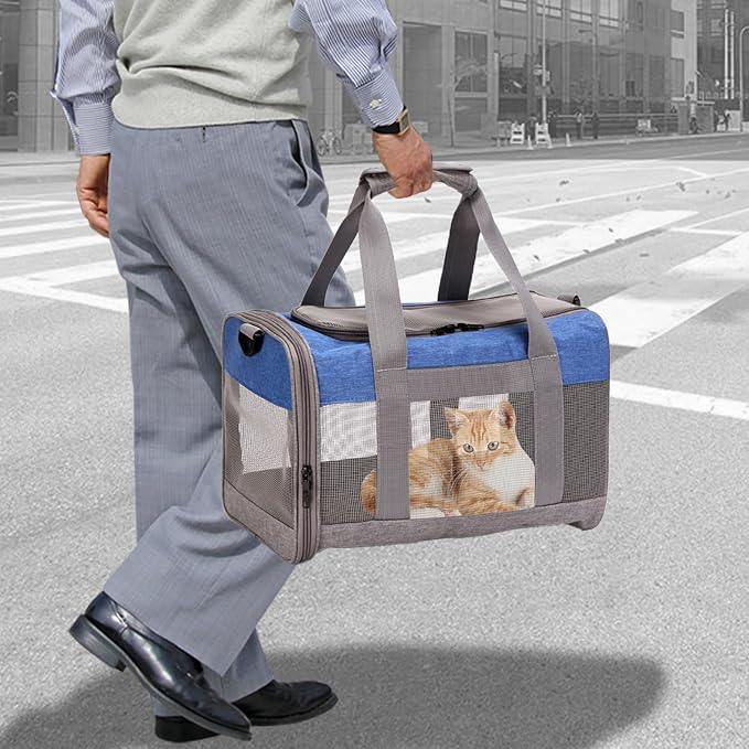 Soft Sided Pet Carrier for Cat, Airline Approved Cat Carriers Collapsible - Image 4