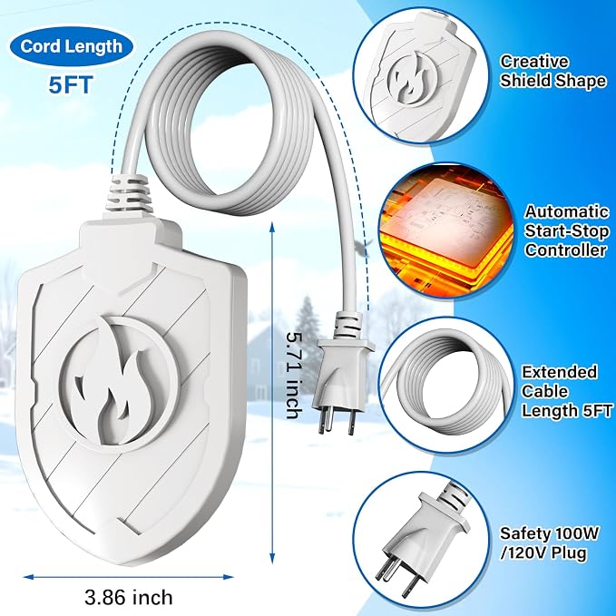 100W Bird Bath Heater, Birdbath Heaters - Image 4