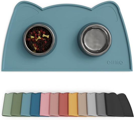 OHMO - Cat Food Mat, Silicone Pet Feeding Mat by OHMO