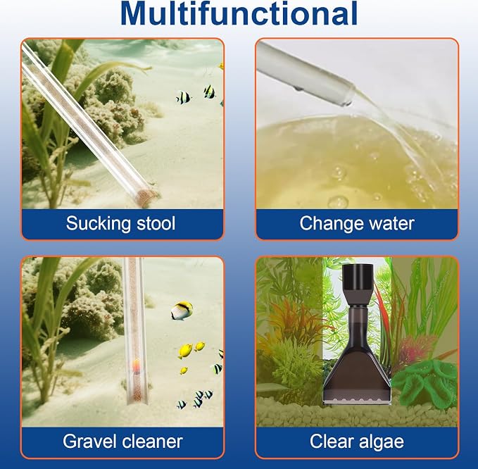Fish Tank Cleaner Kit, Gravel Vacuum - Image 3
