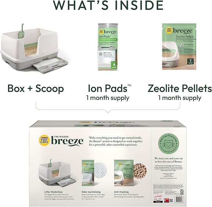 Purina Tidy Cats Litter System, Non-Clumping, Breeze XL All-in-One Odor Control - Image 9