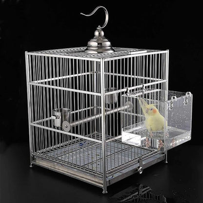 Bird Bath Cage, Cleaning Pet Supplies Cockatiel Bird Bathtub - Image 7