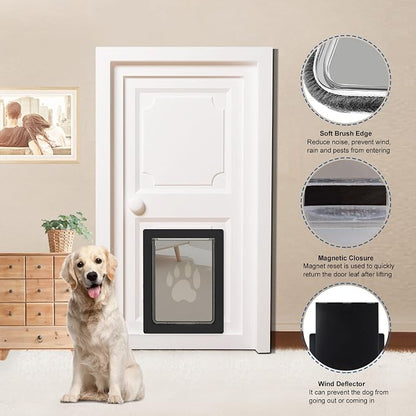 CEESC Dog Door for Pets Up to 45 lb, Weatherproof Pet Door for Cats and Dogs - Image 8