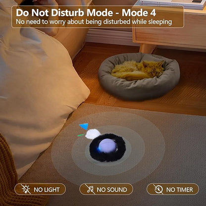 ORSDA Cat Toys, Interactive Activated Moving Ball in 7 Holes Mat, Automatic - Image 6