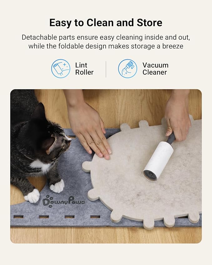 DownyPaws Cat House for Indoor Cats, Cat Bed Cave for Multiple & Large Cats Up - Image 7