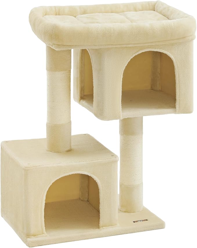 Feandrea Cat Tree, 40.6-Inch Cat Tower, Plush Condo - Image 9