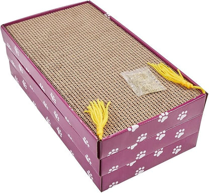 PEEKAB Cat Scratcher Cardboard Wide Scratching Board Reversible Corrugate Cat by PEEKAB