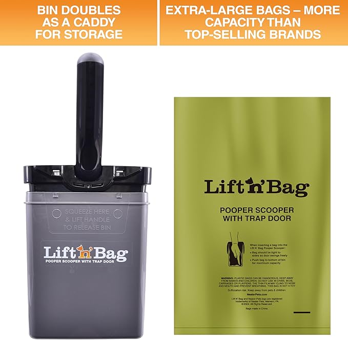 Neater Pet Brands Lift N’ Bag 2.0 Dog Pooper Scooper - Image 8