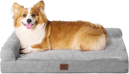 EHEYCIGA Large Dog Bed Memory Foam by EHEYCIGA