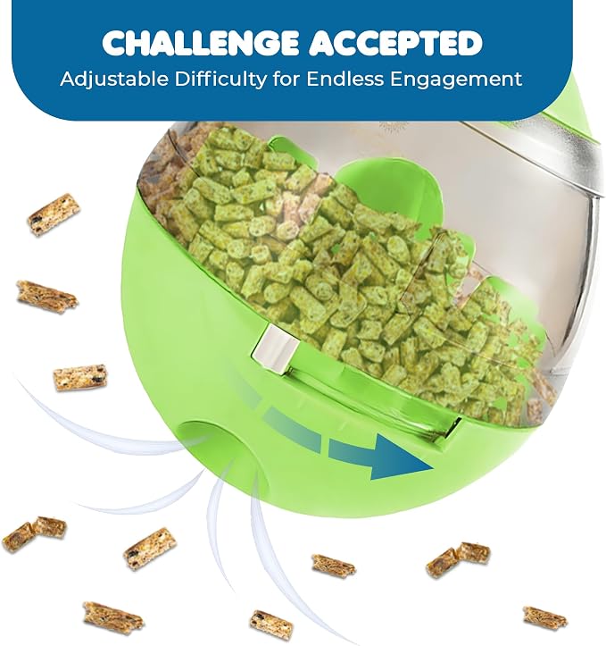 SunGrow Puppy, Small Dog Breeds, and Cat Treat Ball, Slow Pet Feeder, Boredom - Image 3