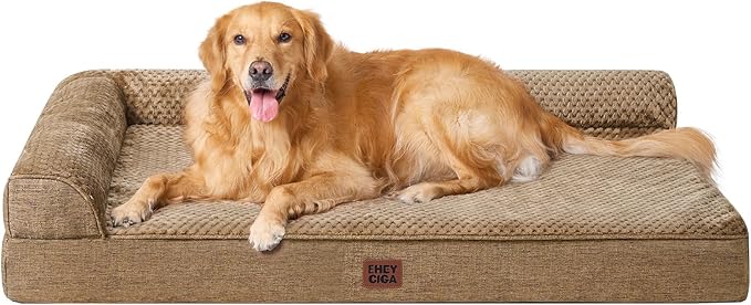 EHEYCIGA Extra Large Dog Bed Othorpedic, Memory Foam XL Dog Bed by EHEYCIGA