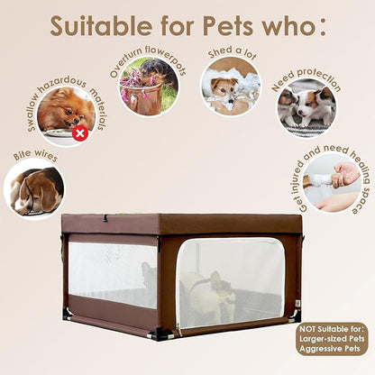 EHEYCIGA 42x42x26 Inches Puppy Playpen - Image 5