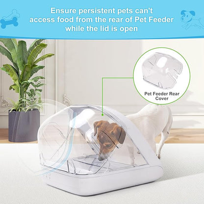 Pet Feeder Rear Cover for Pet Feeder & Connect, YOIHABV Cat Feeder Cover - Image 4