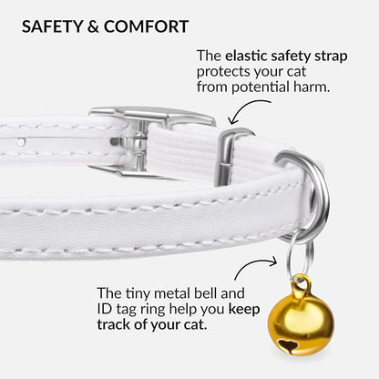 CollarDirect Leather Cat Collar - Image 3