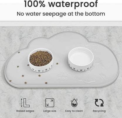 Ptlom Dog Food Mat Anti-Slip Dog Bowl Mats - Image 8