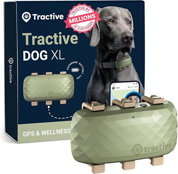 Tractive XL Smart Dog GPS Tracker | Live Pet Tracker by Tractive