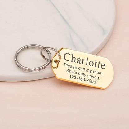 Anavia Personalized Pet ID Tags, Stainless Steel Glossy Laser Engraved Dog Cat - Image 8
