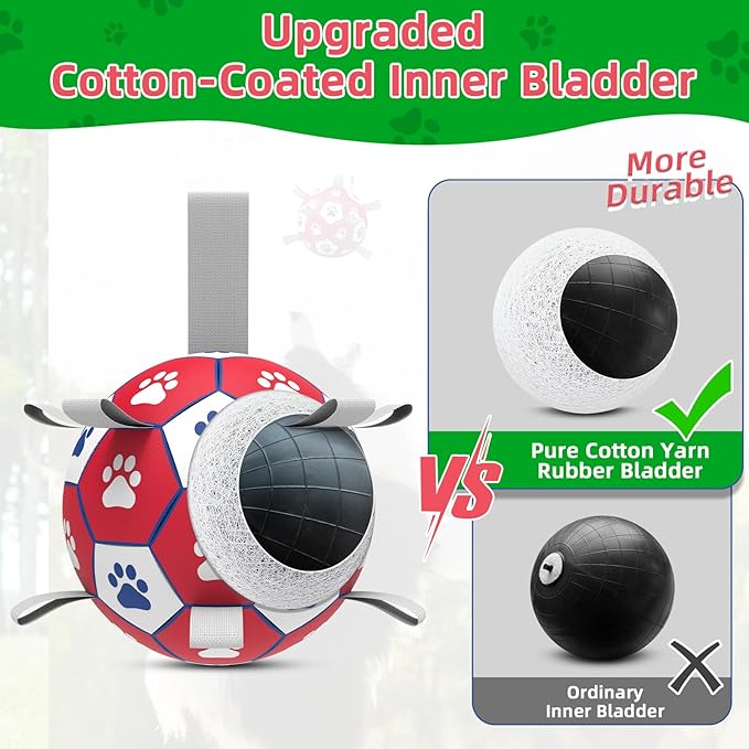 Diman Premium Large Dog Toys Dog Soccer Ball - Image 3